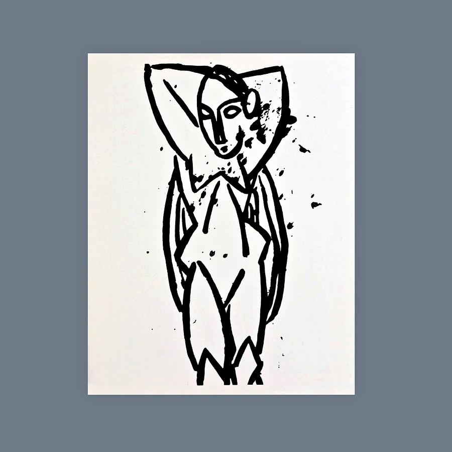 Picasso Nude with arms Painting by Movie Poster Prints