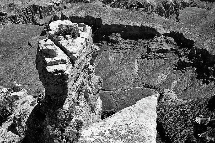 Picasso Rock Black and White Photograph by Kyle Findley