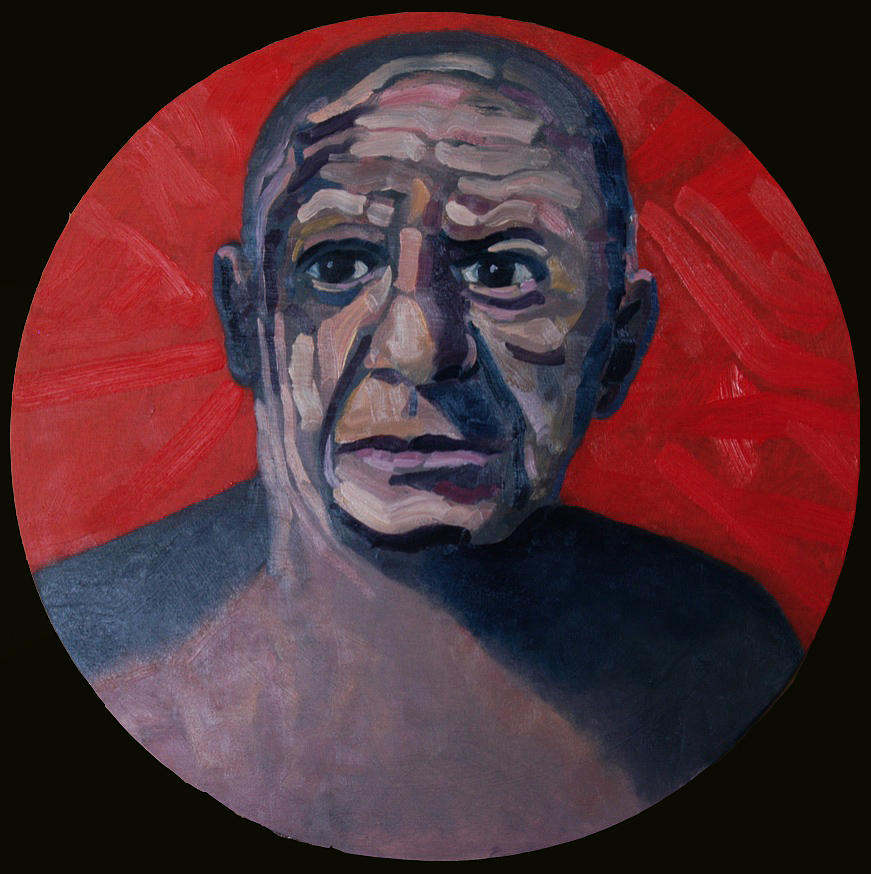 Picasso The Artist Icon Painting by Ralph Papa