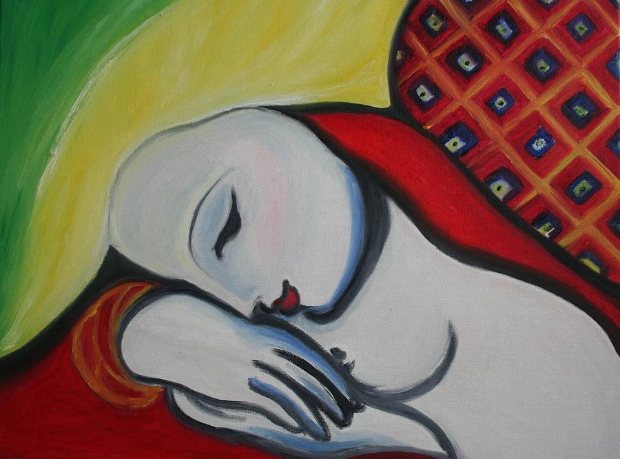Picassos Resting Angels Painting by Alma Yamazaki