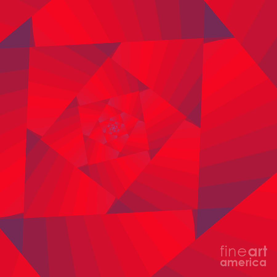 Picassos Rose in Red Digital Art by Mary Machare