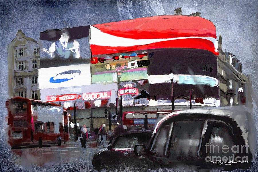 Piccadilly Circus Digital Art by Roger Lighterness