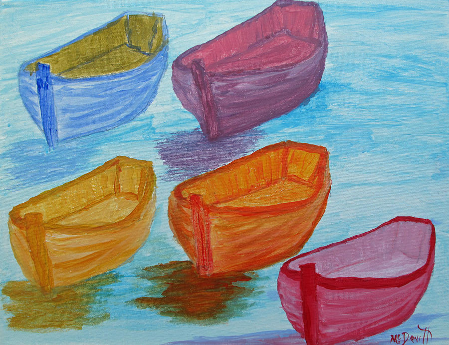 Pick Your Boat Painting by Barbara McDevitt