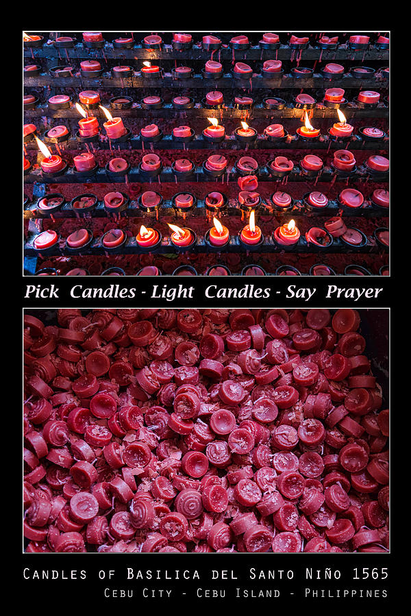 Pick Your Candles - Light Your Candles - Say Your Prayer Photograph by James BO Insogna