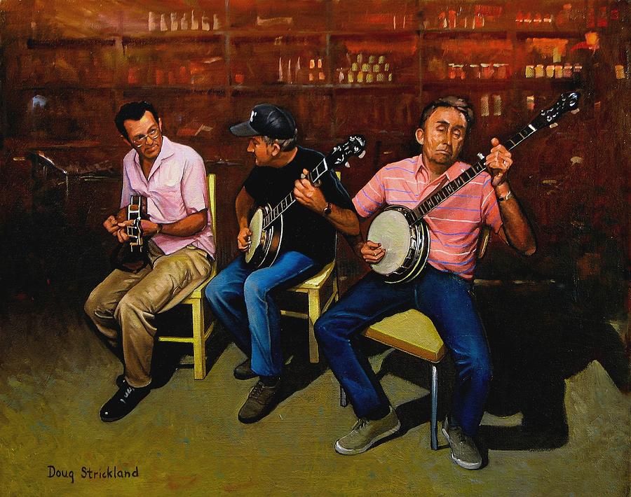 Pickers Painting by Doug Strickland