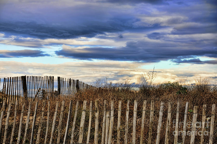 Picket Fence Beach Canet France  Photograph by Chuck Kuhn
