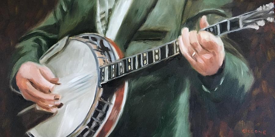 Music Painting - Pickin by Jill Ciccone Pike