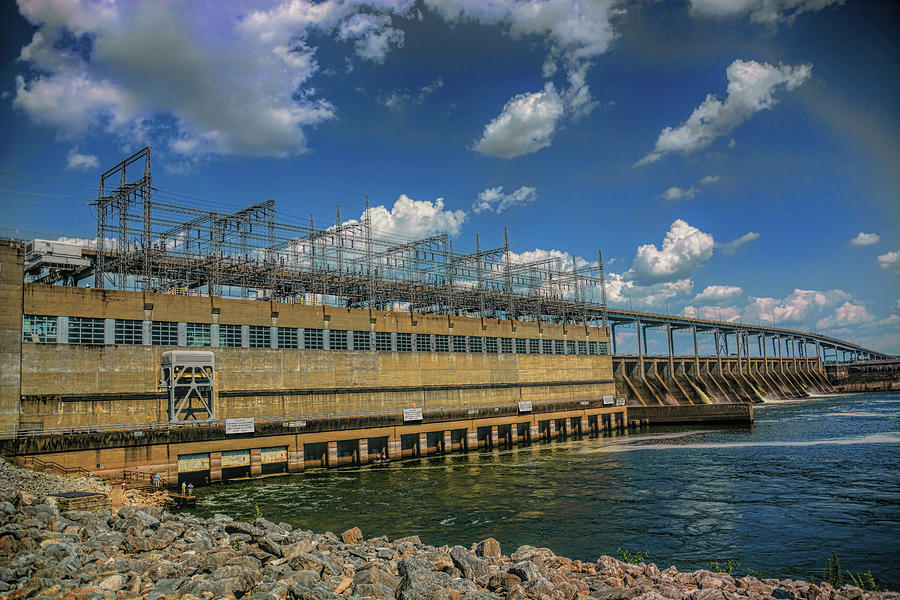 Pickwick Landing Dam Pickwick, Tennessee Photograph by WildBird ...