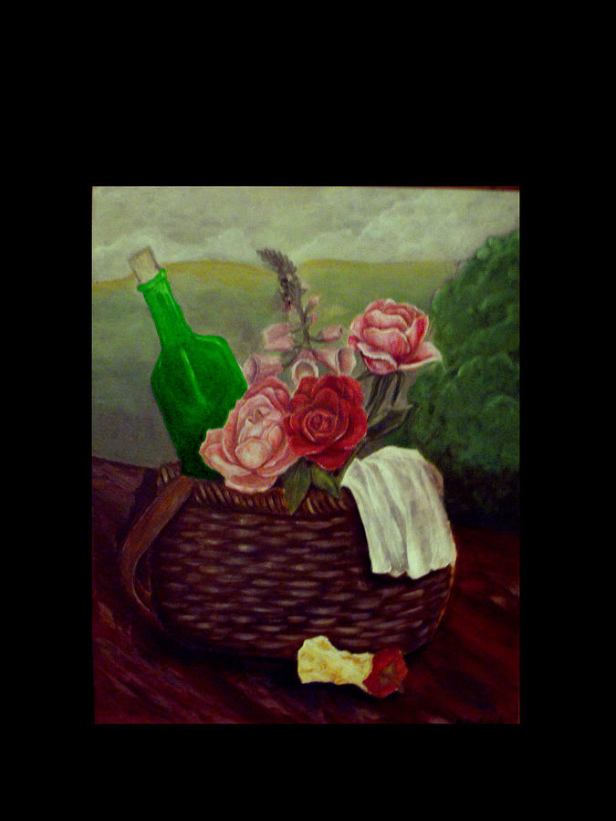 Flower Painting - Picnic by Rena Buford