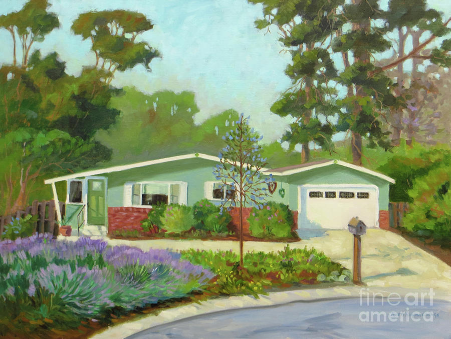 Pacific Grove Painting - Pico Place by Rhett Regina Owings Pacific Grove Painting - Pico Place by Rhett Regina Owings