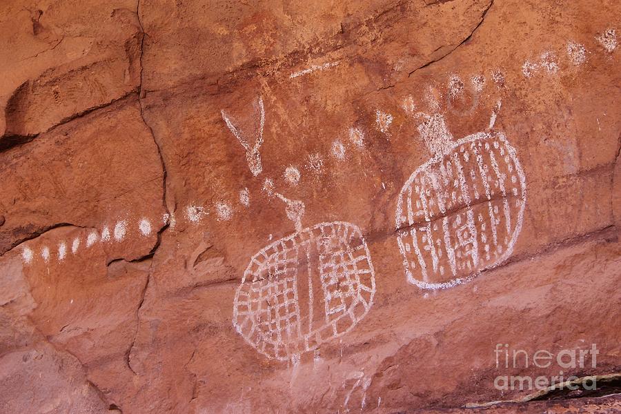 Pictographs Of Time 3 Photograph