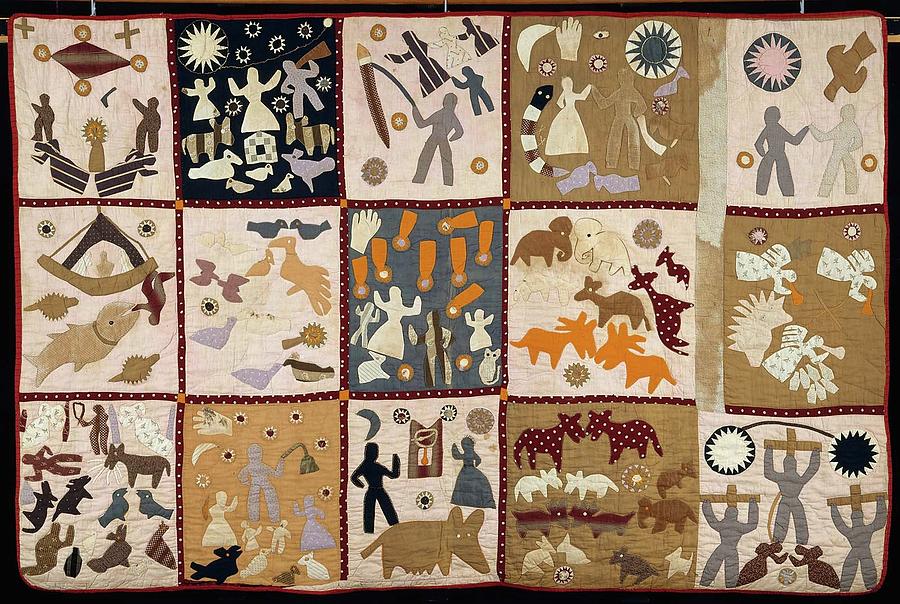 Pictorial quilt American Painting by Harriet Powers