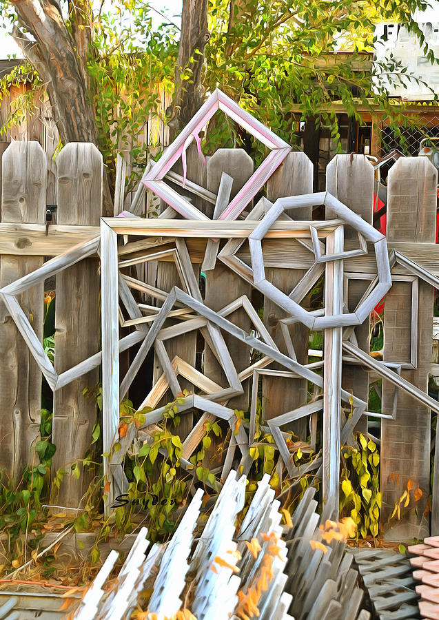 Picture Frame Art Sculpture Cuyama Photograph by Floyd Snyder