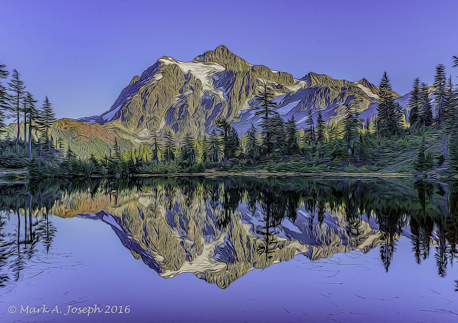 Picture Lake Reflection Photograph by Mark Joseph