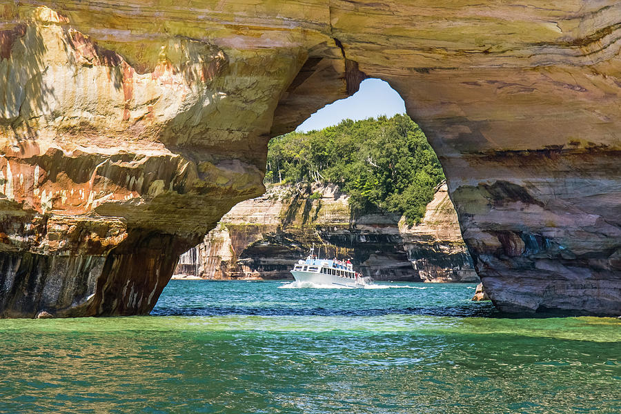 Pictured Rocks Arch Photograph By Allegory Imaging - Fine Art America