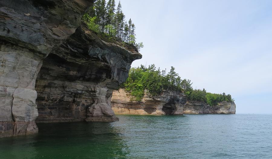 Pictured Rocks Cliffs Photograph by Jason Asselin - Fine Art America