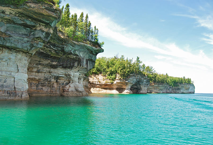 Pictured Rocks Photograph by Michael Peychich
