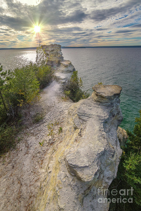 Pictured Rocks Miners Castle -4681  Michigans Upper Peninsula Photograph by Norris Seward