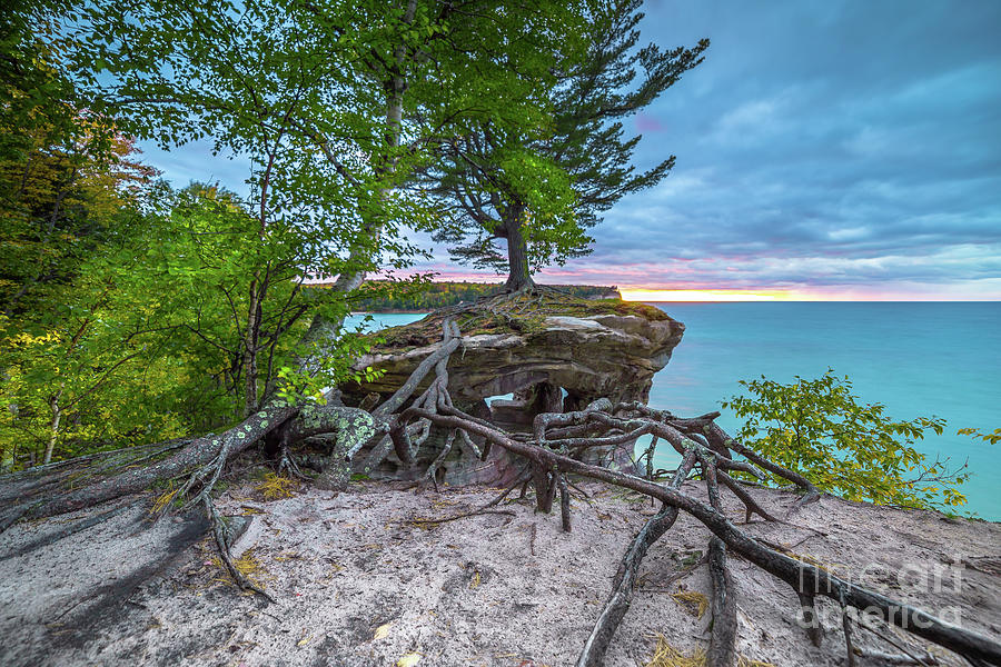 Pictured Rocks National Lakeshore Sunset -6121  Photograph by Norris Seward
