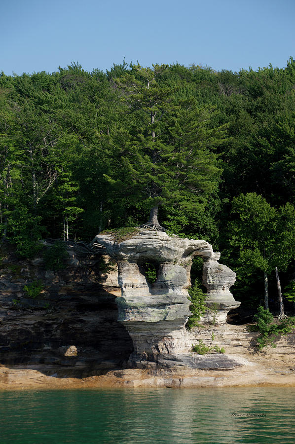 Pictured Rocks National Lakeshore Upper Peninsula Michigan Vertical 12 Photograph by Thomas Woolworth