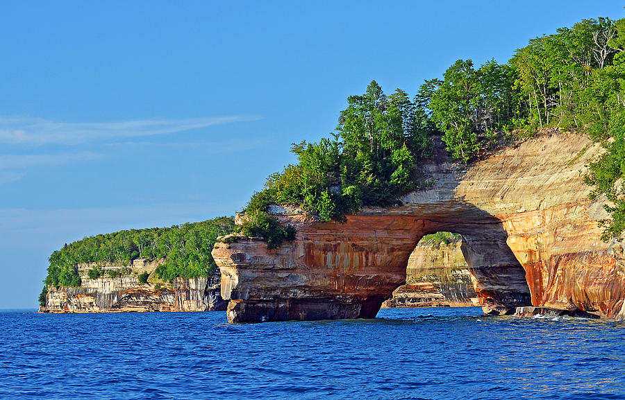 Pictured Rocks Photograph by Rodney Campbell