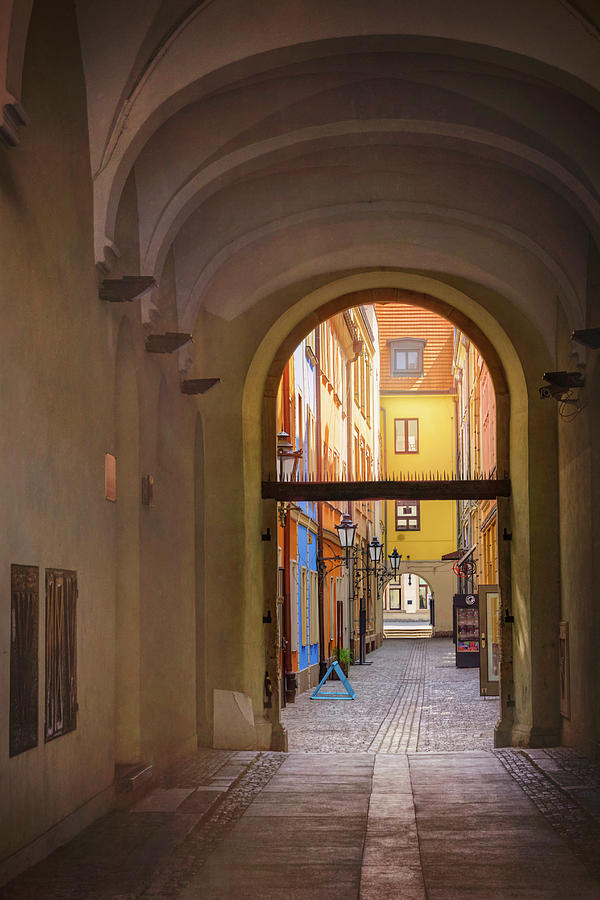 Picturesque Alley In Wroclaw Old Town Poland Photograph