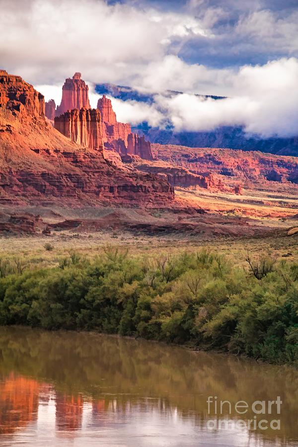 Picturesque Fisher Towers Photograph by Priscilla Burgers