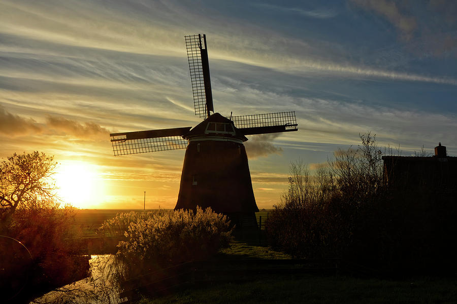 Sunset Photograph - picturesque Holland by Joachim G Pinkawa
