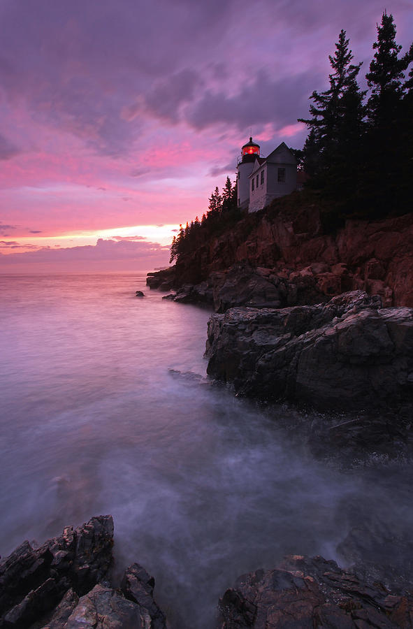 Picturesque New England Bass Harbor Lighthouse Photograph by Juergen Roth