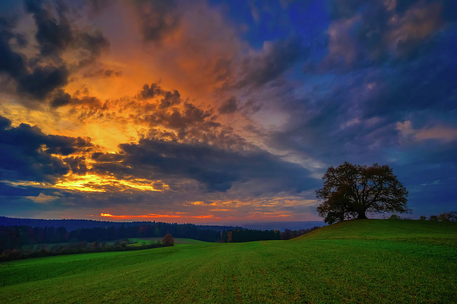 Picturesque Rural Sunset Photograph by Mountain Dreams