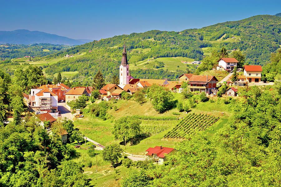 Picturesque town of Klanjec view Photograph by Brch Photography