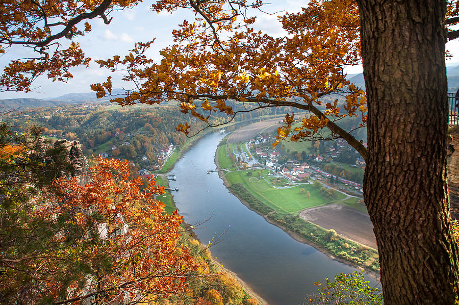 Picturesque View. Saxon Switzerland Photograph by Jenny Rainbow