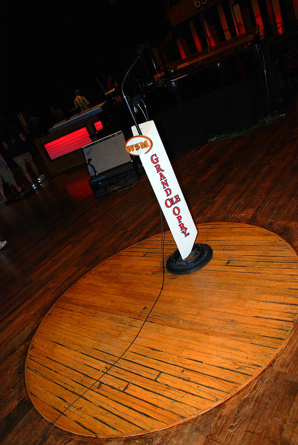 Piece of the original old stage at the Grand Ole Opry in Nashville Photograph by Susanne Van Hulst