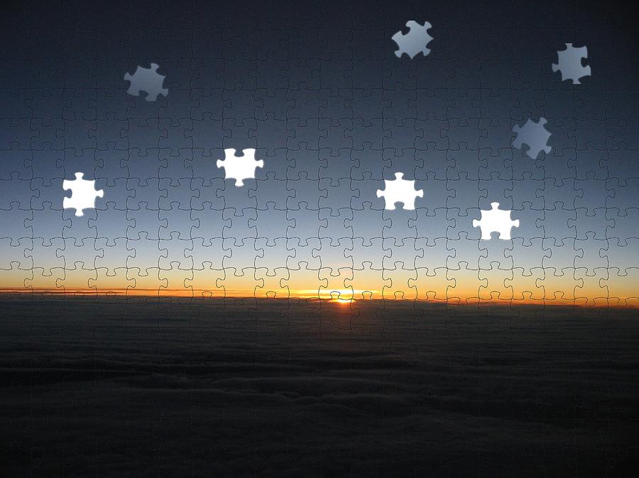 Piecing  Together A New Day Photograph by Tim Allen