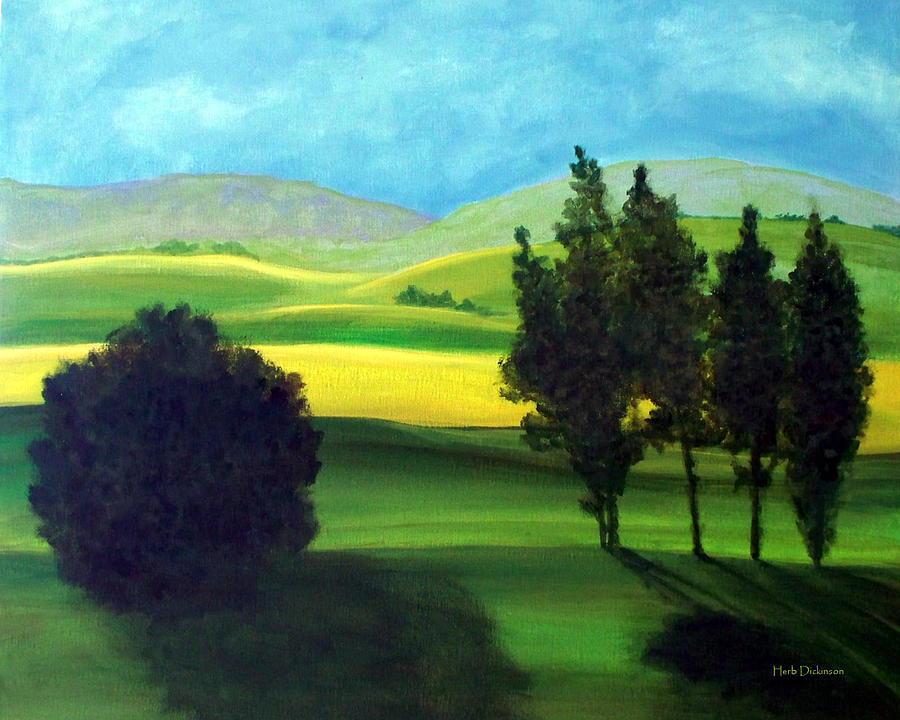 Piedmont I Painting by Herb Dickinson