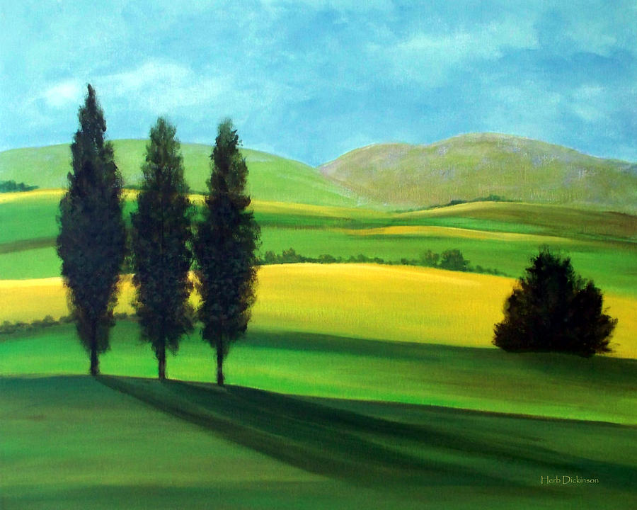 Piedmont II Painting by Herb Dickinson