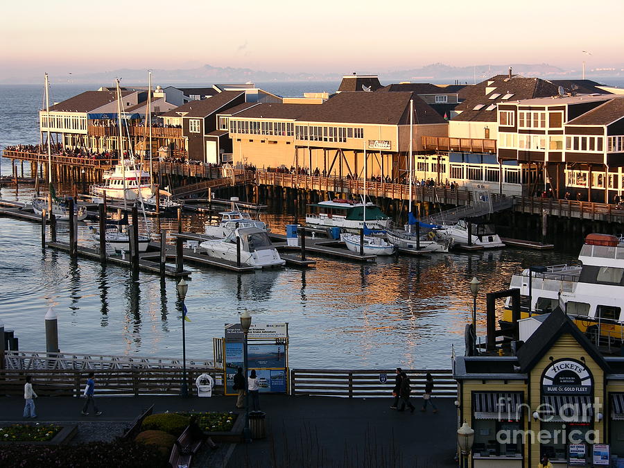 Pier 39 in the Sunshine Photograph by Carol Groenen