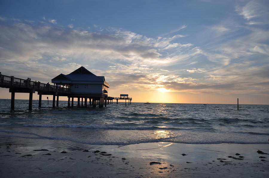Pier 60 at Clearwater Beach Florida Photograph by Bill Cannon