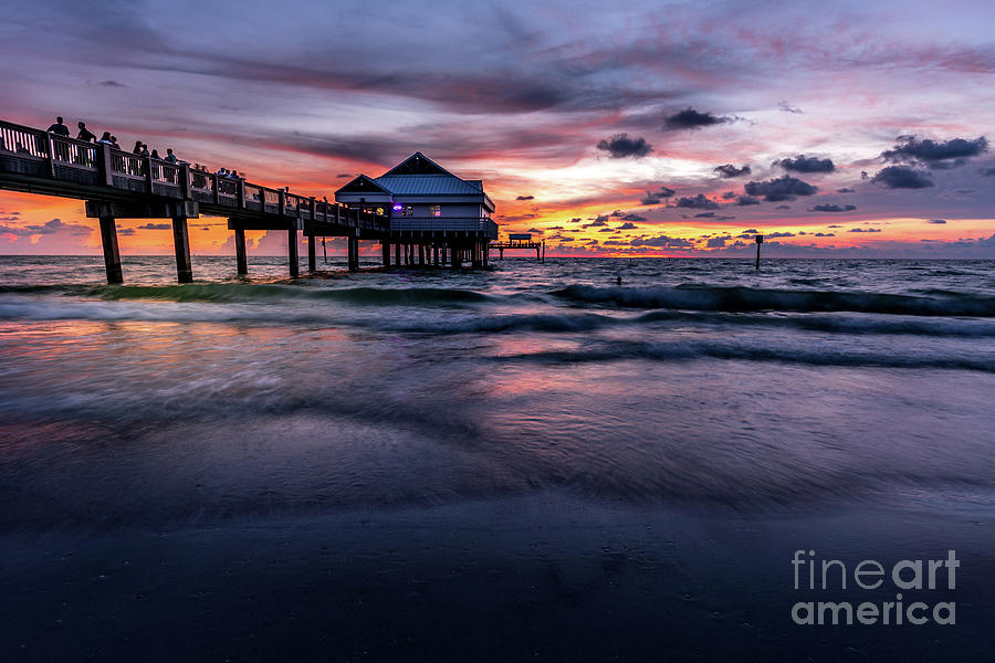 Pier 60 Clearwater Beach Sunset by Matthew Mallett