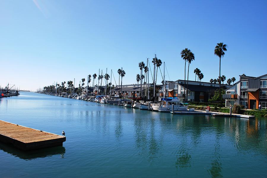 City Photograph - Pier and Harbor View - California Channel Islands by Matt Quest