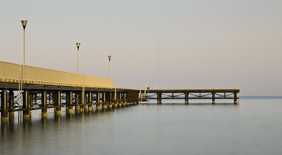 Pier and Ocean  Photograph by Michalakis Ppalis