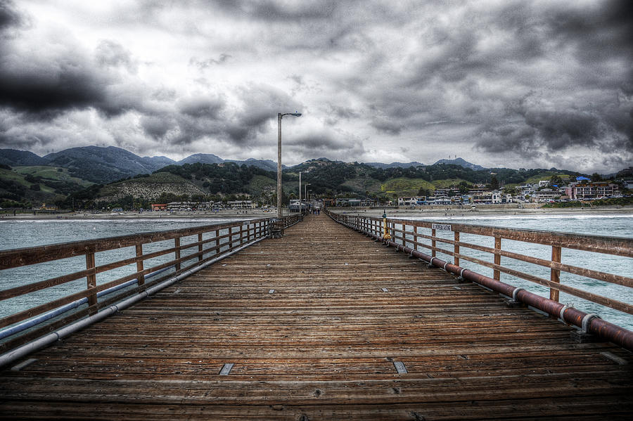 Pier Photograph - Pier at Avila Beach California by Kevin Dyer
