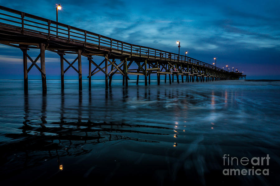 Pier at Dusk Photograph by David Smith
