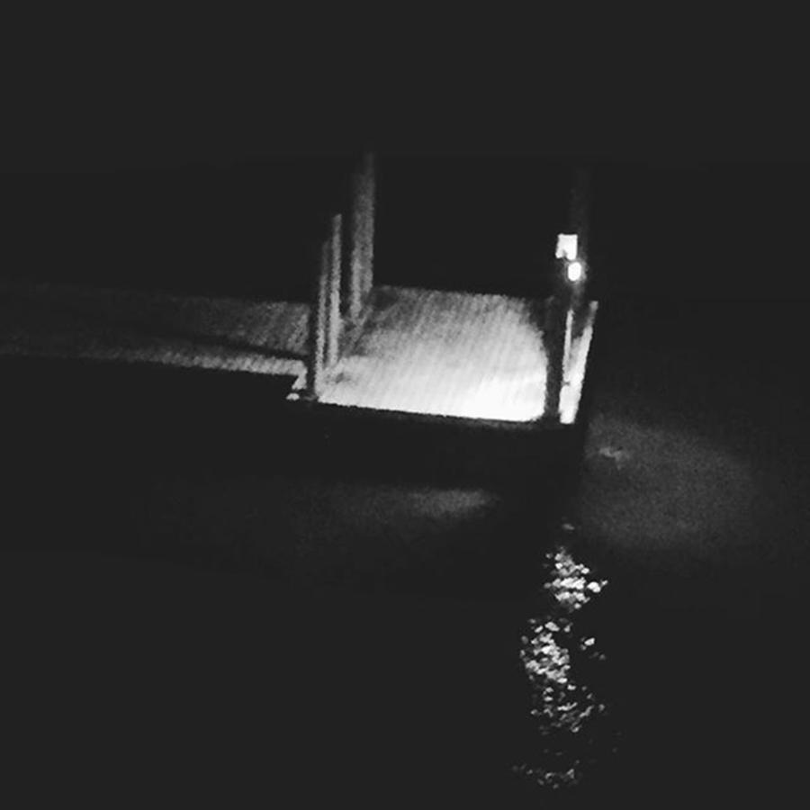Light Photograph - Pier At Night #iphone6 by Joan McCool