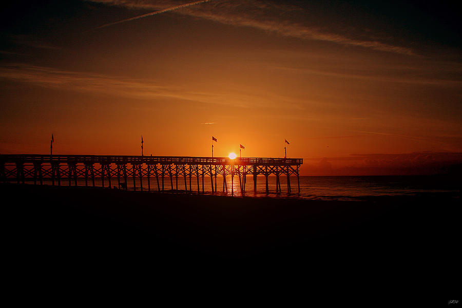 Pier At Sunrise Photograph by Jason Blalock