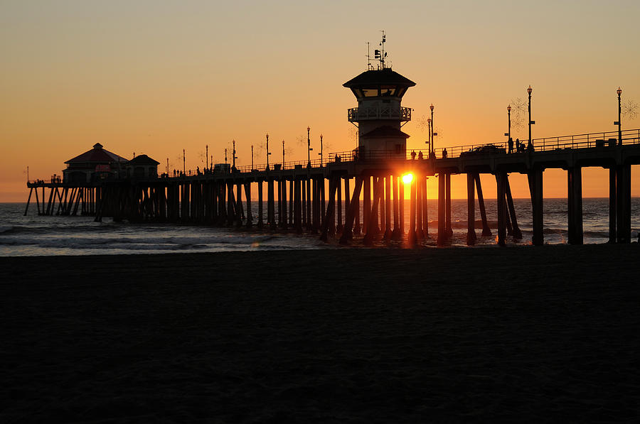 Pier at Sunset Photograph by Timothy OLeary