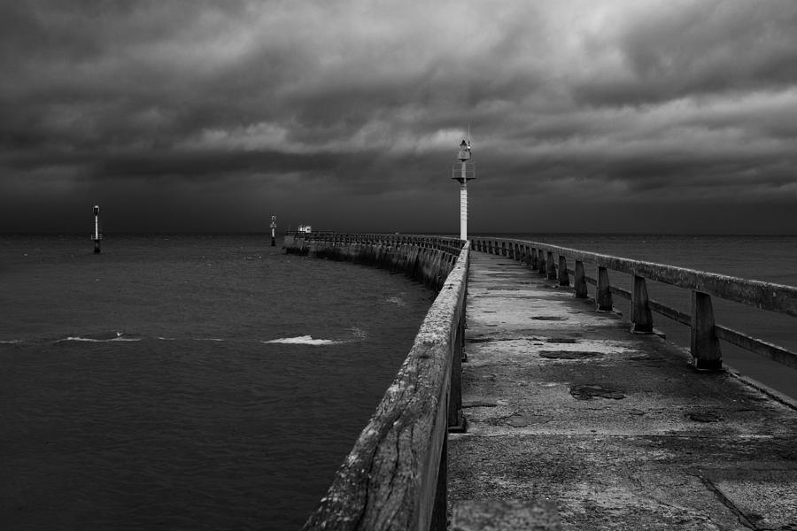 Pier in November Photograph by Hugh Smith