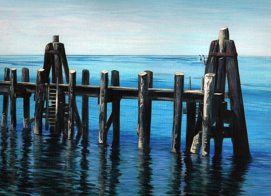 Pier Painting - Pier by Jason Girard Pier Painting - Pier by Jason Girard