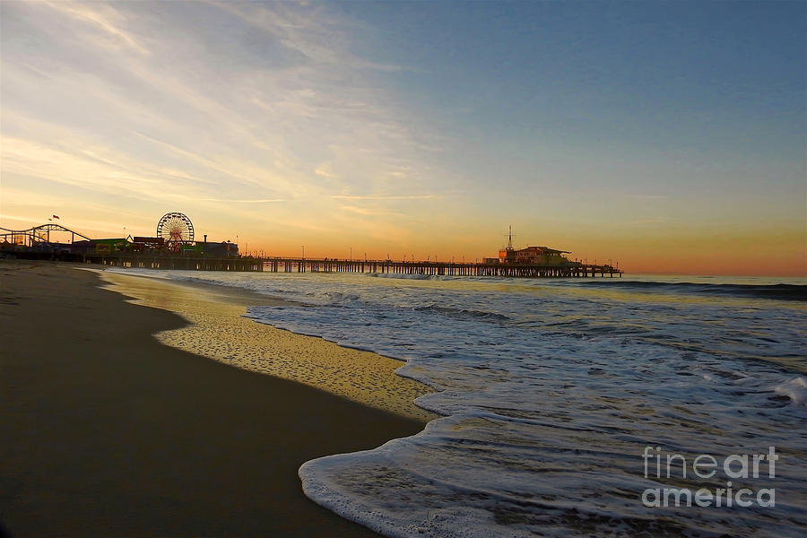 Pier Landscape at Sunrise Photograph by Beth Myer Photography