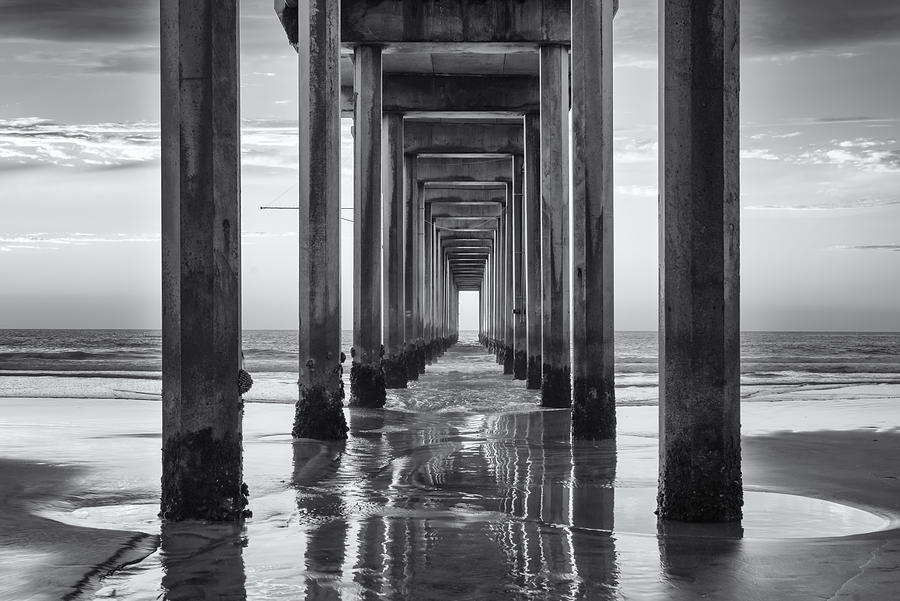 Moody Moods At Scripps Pier Photograph by Joseph S Giacalone